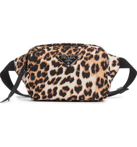 prada leopard belt bag|prada cleo bag price.